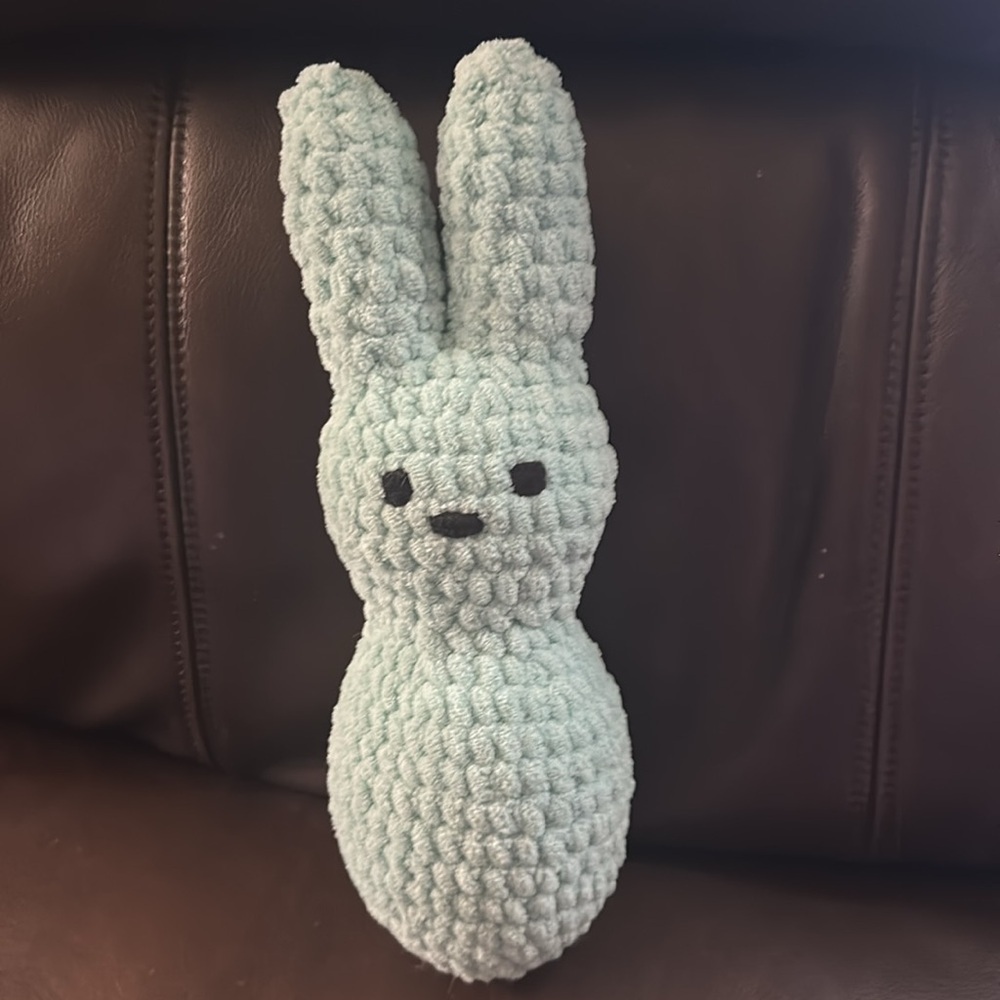 Mint Green crochet peeps stuffie